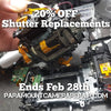 20% Off all Shutter Replacements till Feb 28th