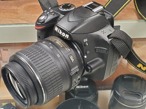 Nikon D3200 24.2MP DSLR 1080p Video, w/18-55mm VR lens, Like New Canada - Paramount Camera & Repair