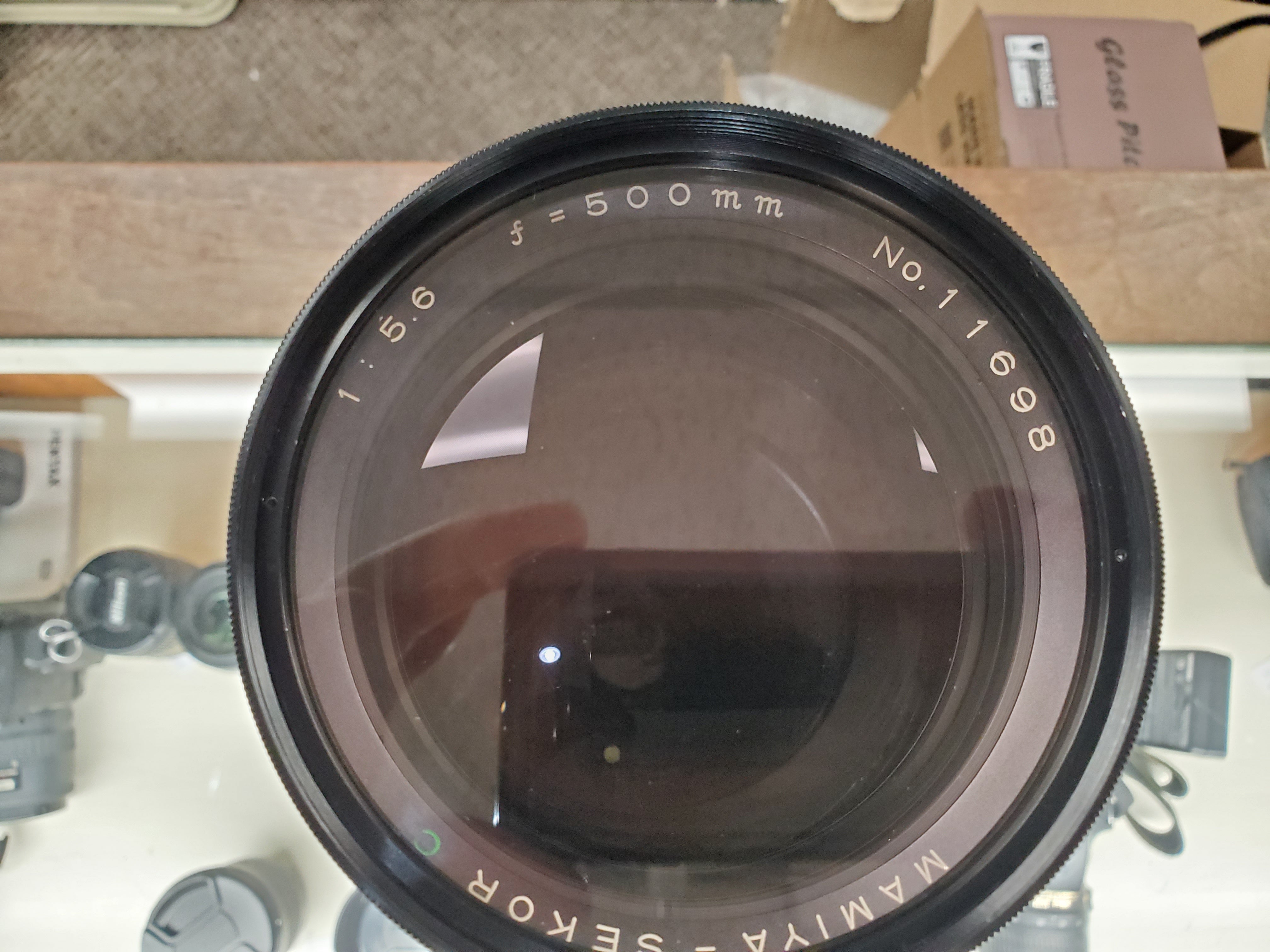 MINT Mamiya-Sekor C 500mm 5.6 Medium Format Lens for 645 Super 1000s Pro, CLA'd Canada - Paramount Camera & Repair