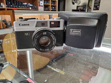 Canon Canonet QL19, 35mm camera, CLA'd, light seals, RF Calibrated, Ex Condition - Paramount Camera & Repair