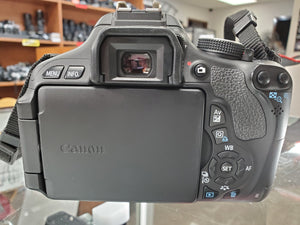 Canon Rebel T3i - 18MP 1080p DSLR with Canon Battery, Strap, Used Condition 9.7/10 - Paramount Camera & Repair