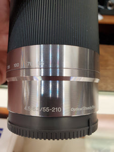 Sony E 55-210mm F4.5-6.3 OSS Lens  Lens - Used Condition 9.5/10 - Paramount Camera & Repair