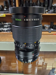 Mamiya-Sekor Shift C 50mm F4 MF Lens for M645 Super Pro 1000S, CLA'd, Mint, Canada - Paramount Camera & Repair