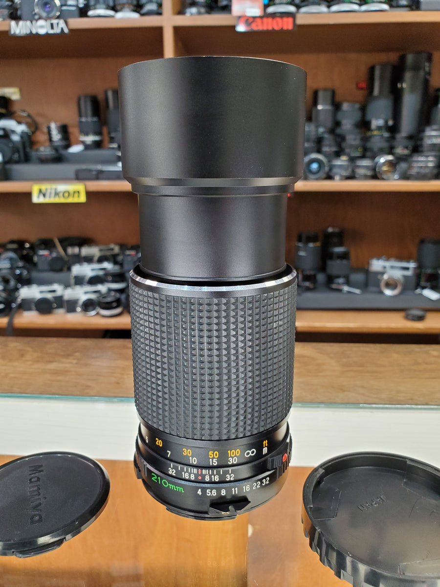 Mamiya-Sekor C 210mm f/4 Medium Format Lens for M645 1000s, CLA'd