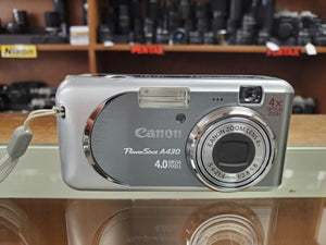 Canon PowerShot A430 4MP Digital Camera- Condition 9/10 - 3 Months Warranty - Paramount Camera & Repair