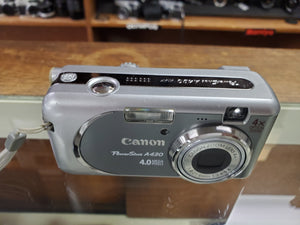 Canon PowerShot A430 4MP Digital Camera- Condition 9/10 - 3 Months Warranty - Paramount Camera & Repair