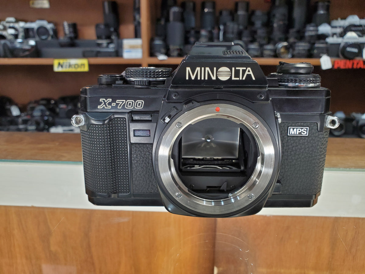 Minolta X-700, 35mm SLR Film Camera, Professional CLA