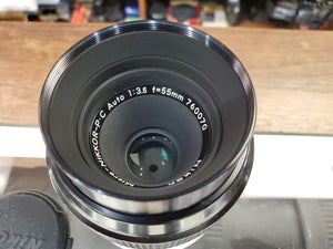 Nikon Nikkor-P Non-AI 55mm f3.5 C Micro Lens - Used Condition 9/10 - Paramount Camera & Repair