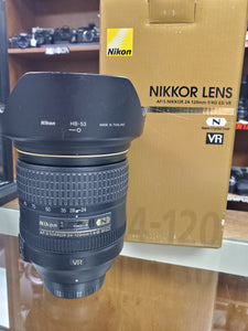 AF-S Nikon 24-120mm f/4G ED VR - Like new - Condition 10/10 - Paramount Camera & Repair
