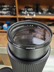 Pentax M SMC 80-200mm F4.5 Telephoto Zoom, Manual film lens, Canada - Paramount Camera & Repair