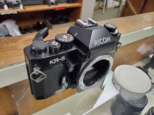 Ricoh KR-5 35mm SLR Film Camera, CLA'd, New Light Seals, Canada - Paramount Camera & Repair