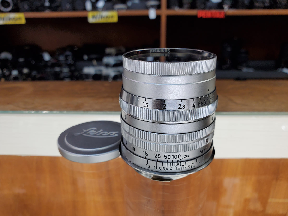 Leica Leitz Summarit 50mm F/1.5 lens for Leica M, CLA'd, No Oil