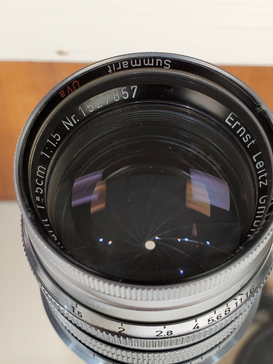 Leica Leitz Summarit 50mm F/1.5 lens for Leica M, CLA'd, No Oil residue,  Canada