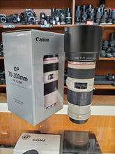 Load image into Gallery viewer, Canon 70-200mm F4 L IS USM lens - Pro Full Frame Telephoto - Used Condition 9.5/10 - Paramount Camera &amp; Repair