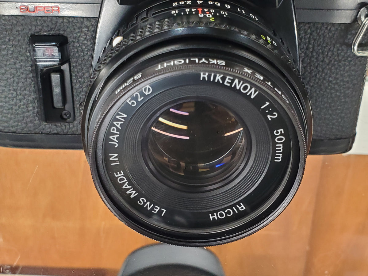Ricoh KR-10 Super w/Rikenon 50mm F2 lens, 35mm SLR Film Camera