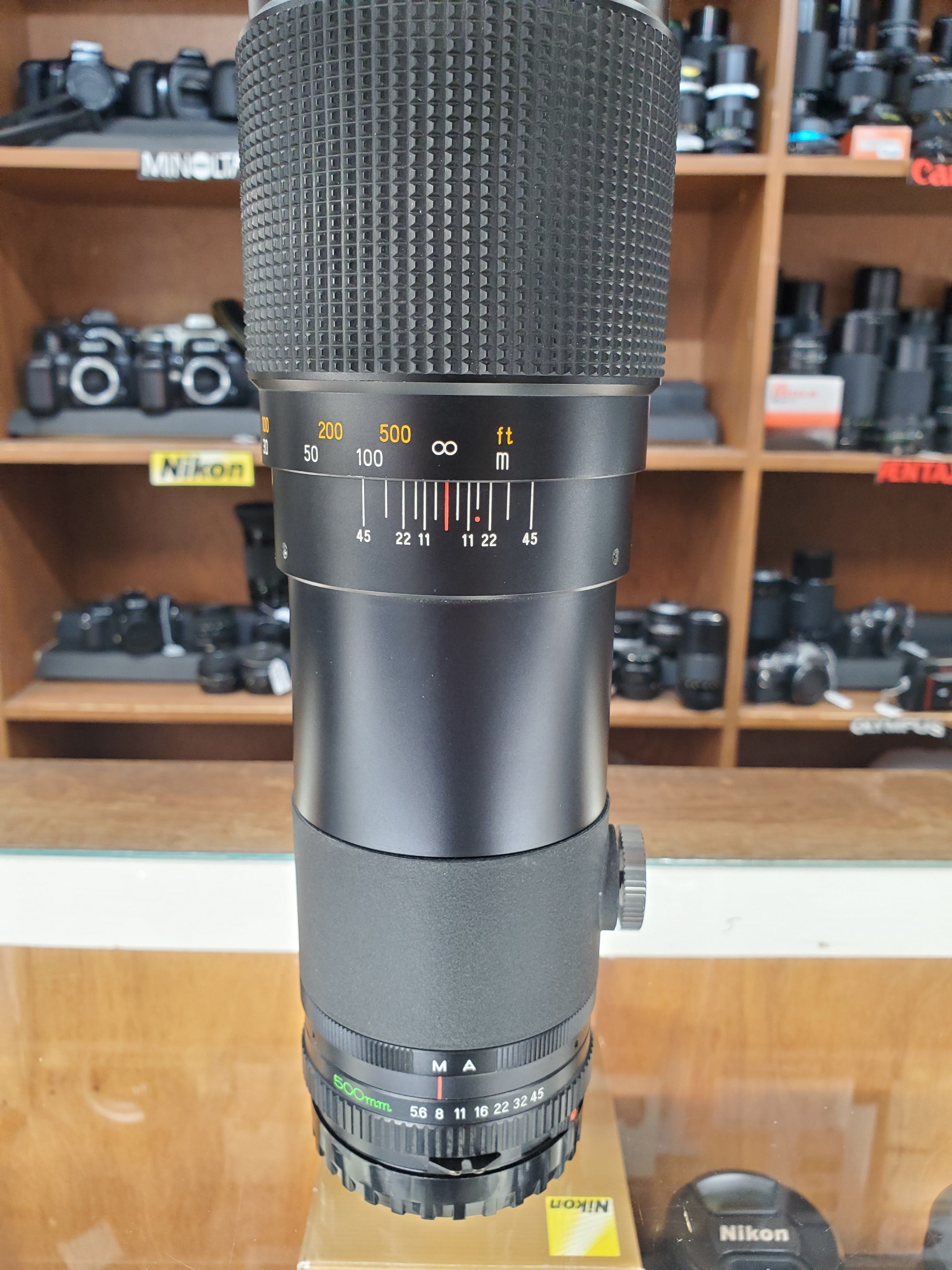 MINT Mamiya-Sekor C 500mm 5.6 Medium Format Lens for 645 Super 1000s Pro, CLA'd Canada - Paramount Camera & Repair