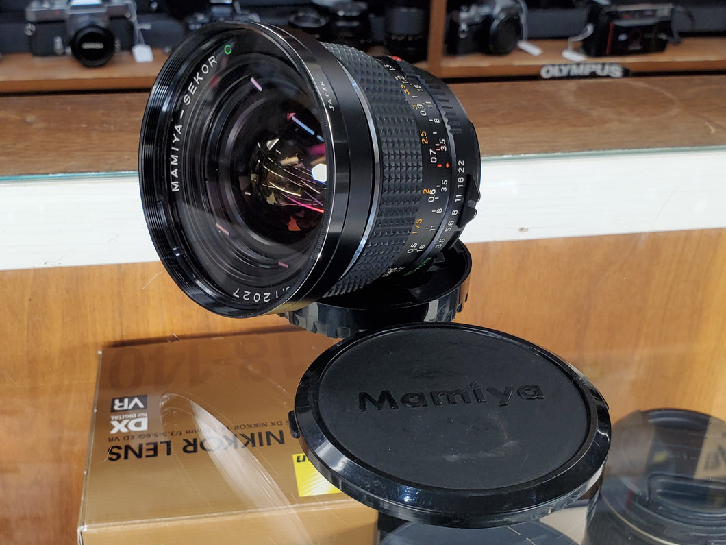 MINT Mamiya-Sekor C 35mm f3.5 N Medium Format Lens for 645 Super 1000s Pro, CLA'd Canada - Paramount Camera & Repair