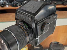 Load image into Gallery viewer, MINT Mamiya M645 w/ Sekor C 150mm 3.5 Lens, AE finder, CLA&#39;d, Light Seals