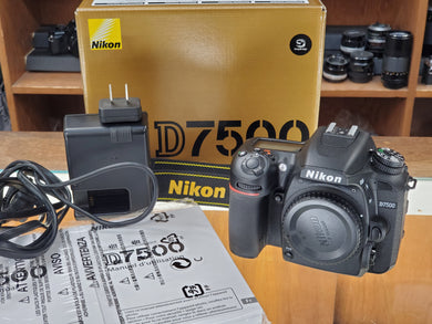 Nikon D7500 20.9MP DSLR Camera, 4K Video - Used Condition 10/10 - Paramount Camera & Repair