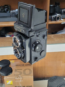 Yashica Mat-124 G TLR 120 Film Camera 6x6, Serviced & CLA'd, Warranty - Paramount Camera & Repair