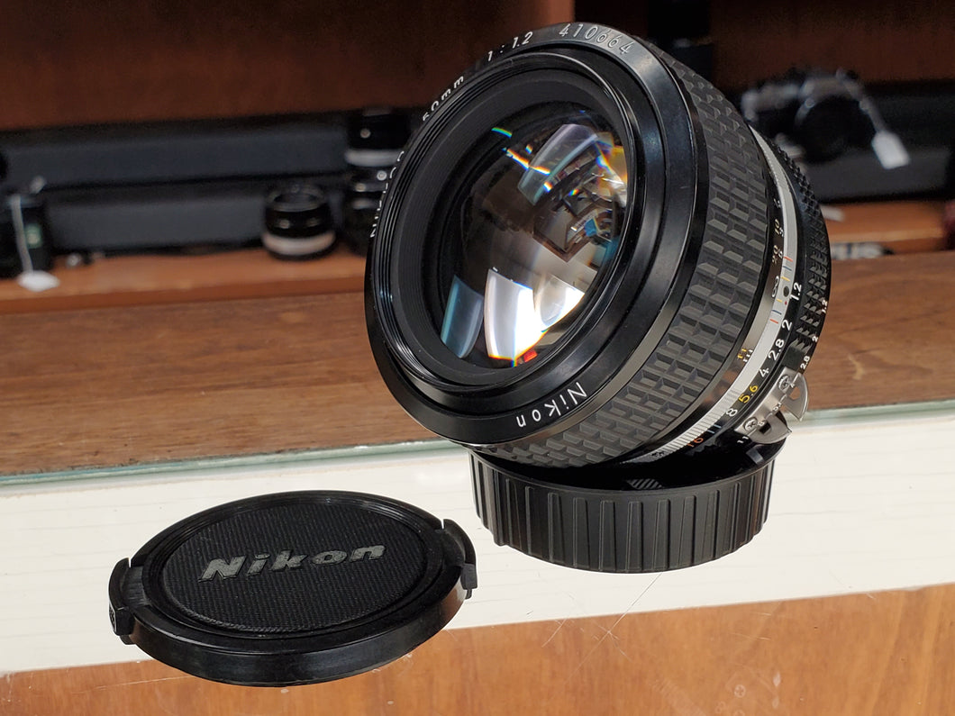 Nikon Ai-S NIKKOR 50mm f/1.2 MF Prime Lens 