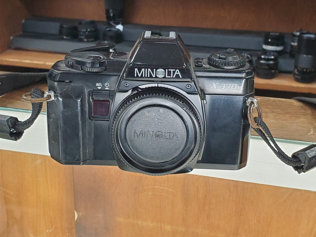 Minolta X-370N, 35mm SLR Film Camera, Professional CLA, Canada - Paramount Camera & Repair