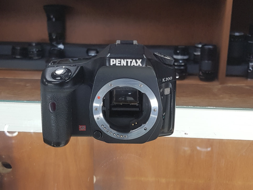 Pentax K200 D DSLR 10.2MP Digital Camera, Cleaned, Inspected and 90 Days Warranty - Paramount Camera & Repair