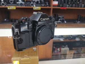 Canon A-1, Black, 35mm Film Camera, Fresh CLA, - Paramount Camera & Repair