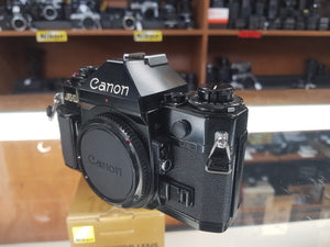 Canon A-1, Black, 35mm Film Camera, Fresh CLA, - Paramount Camera & Repair