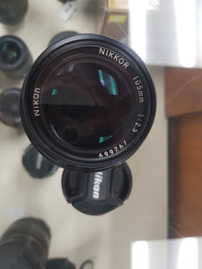 Nikon Nikkor 105mm f/2.5 AI-S Nikon Manual Film Lens - Used Condition 8/10 - Paramount Camera & Repair