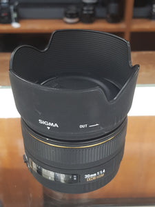 Sigma 30mm f/1.4 EX DC HSM Lens for Canon - MINT