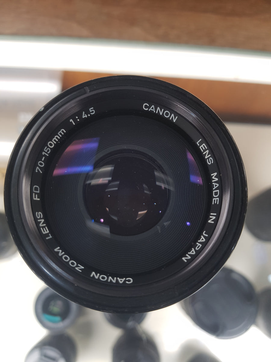 Canon zoom lens FD 70-150mm f/4.5 – Paramount Camera & Repair