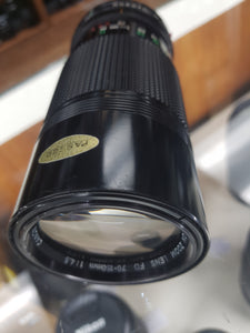 Canon zoom lens FD 70-150mm f/4.5