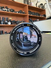 Load image into Gallery viewer, Soligor 80–200mm f/4.5 Telephoto Zoom Lens (Canon FD Mount — AE-1 Compatible) — Excellent Condition
