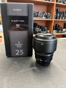 Olympus M.Zuiko Digital ED 25mm f/1.2 PRO Lens – Near Mint Condition