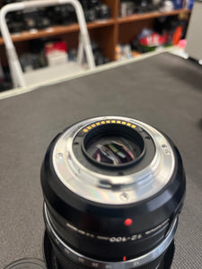 Olympus M.Zuiko Digital ED 12-100mm f/4.0 IS PRO Lens – Excellent Condition