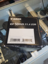 Load image into Gallery viewer, BOX ONLY Canon EF 50mm f/1.4 USM