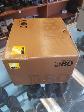 BOX ONLY Nikon D80