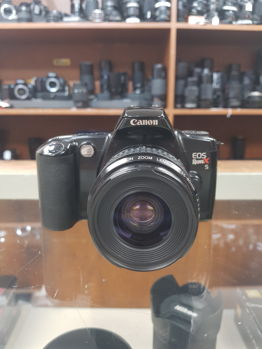 Canon EOS Rebel X S 35mm AF Film Camera with 35-80mm Lens, Excellent C ...
