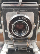 Load image into Gallery viewer, Busch Pressman C 1.3-4&#39; with Wollensak Rapax 101mm F/4.5 Lens and Adapt-a-roll 620