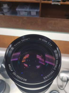 Vivitar Series 1 35-85mm f/2.8 VMC Auto Variable Focusing Zoom for Nikon Lens - Good Condition