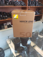 Load image into Gallery viewer, BOX ONLY Nikon Nikkor Lens AF-S NIKKOR 50mm f/1.4G