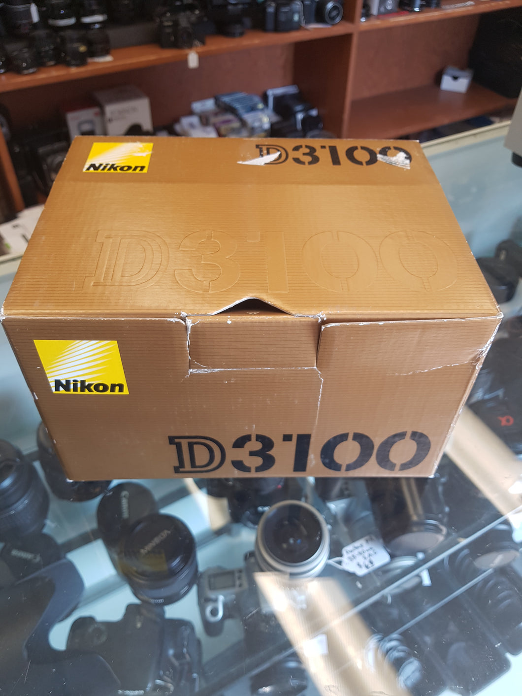BOX ONLY Nikon D3100