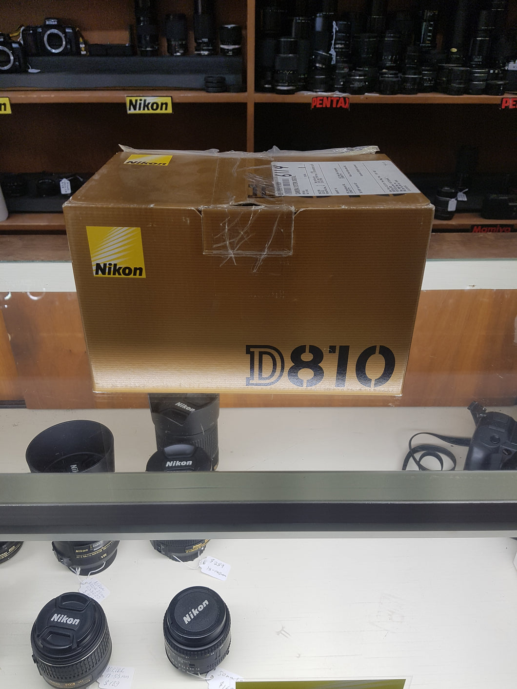 BOX ONLY Nikon D810