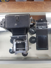 Load image into Gallery viewer, Busch Pressman C 1.3-4&#39; with Wollensak Rapax 101mm F/4.5 Lens and Adapt-a-roll 620
