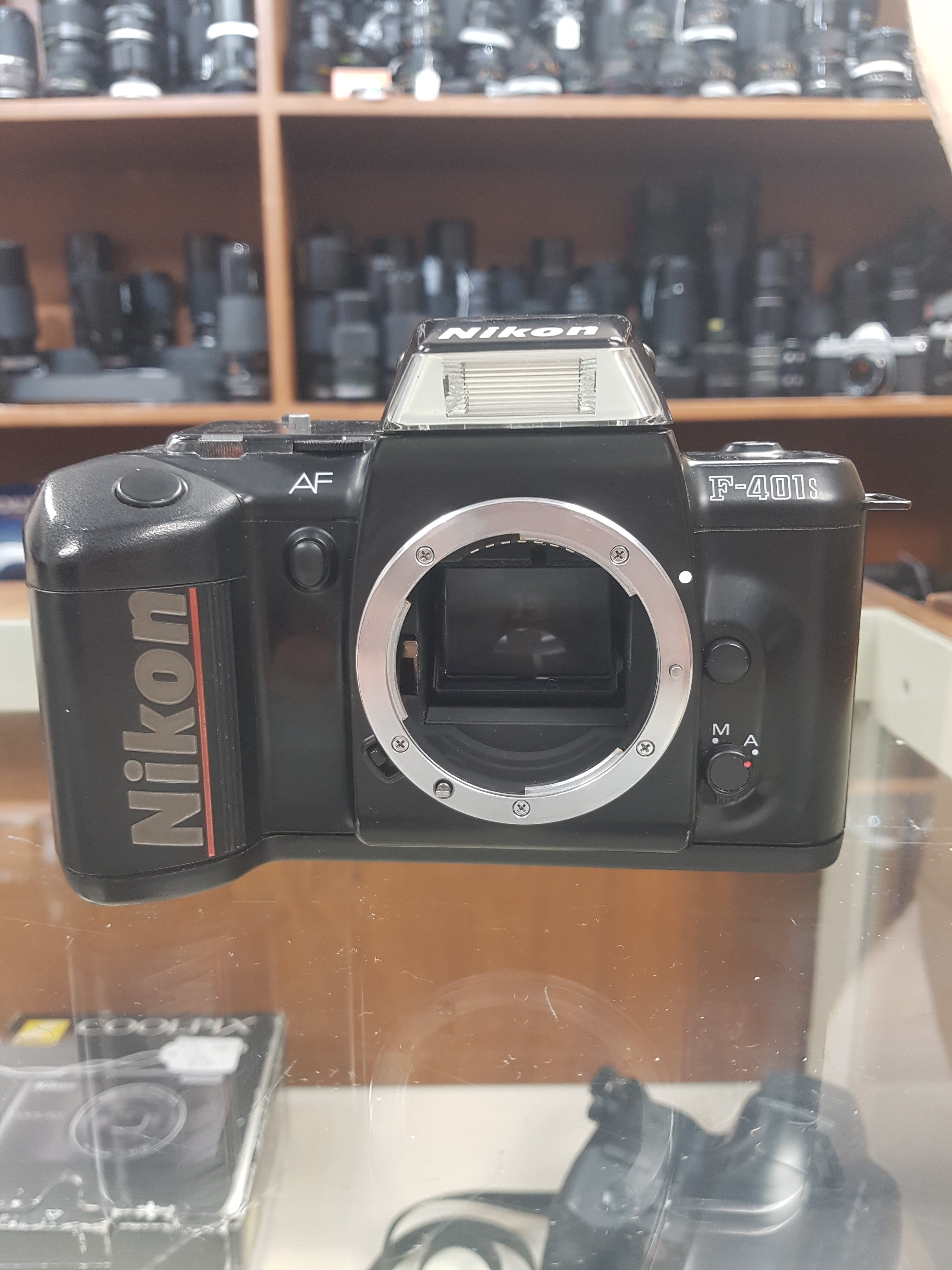 Nikon F-401S 35mm AF SLR Film Camera, Professional