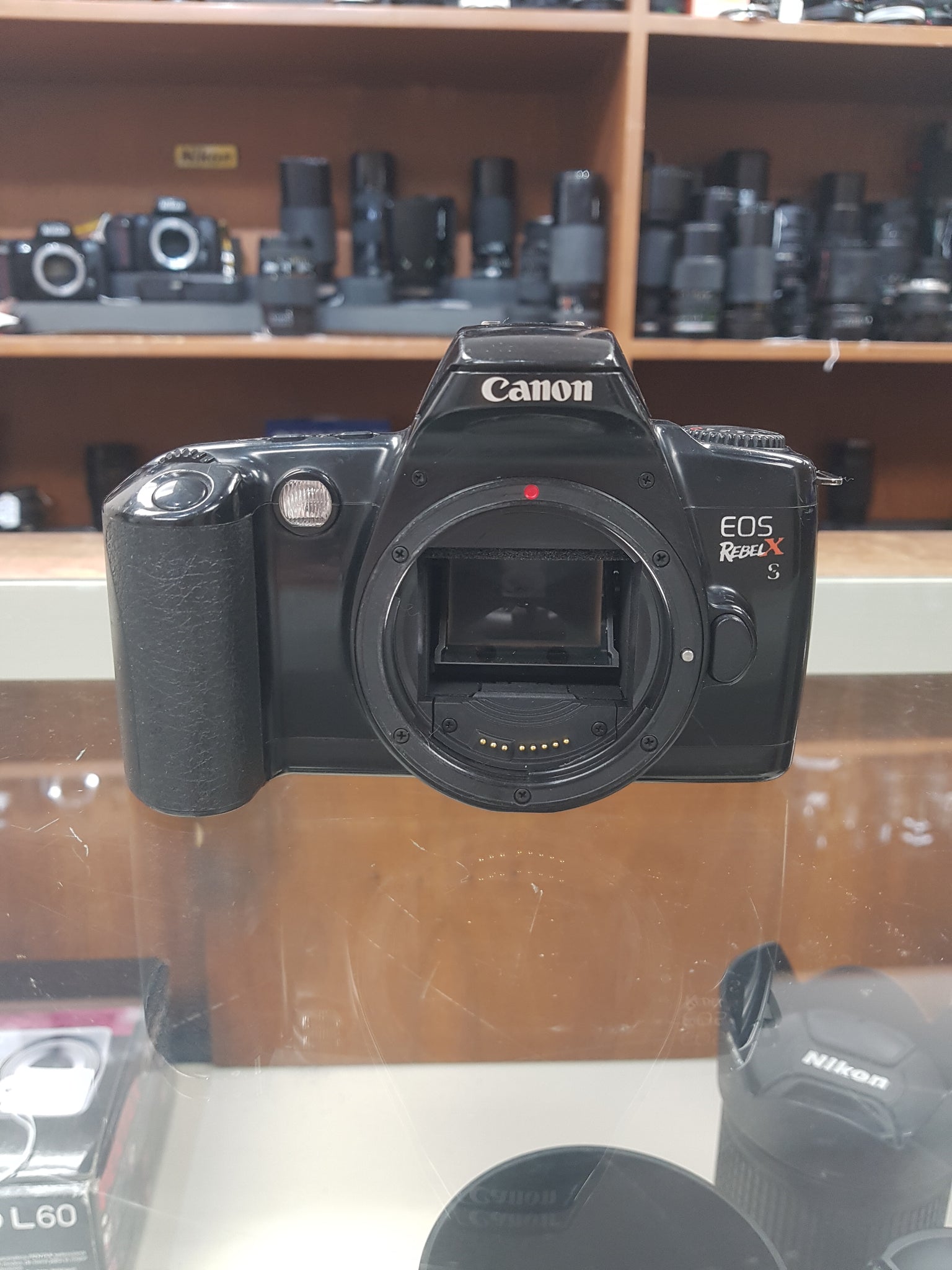 Canon EOS Rebel X 35mm SLR Film Camera with 35-80mm Lens Canon EOS Rebel X 35mm SLR Film Camera with 35-80mm Lens