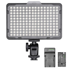 Load image into Gallery viewer, Wireless 176 LED Video Light - Dimmable, Lithium Powered or AC adapter, Cordless, - Paramount Camera &amp; Repair