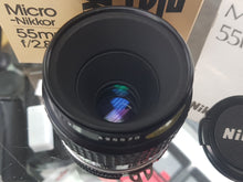 Load image into Gallery viewer, Nikon Nikkor 55mm f2.8 AIS Manual Lens for Nikon Film Camera, MINT - Paramount Camera &amp; Repair