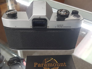 Rolleiflex SL35 35mm SLR Film Camera, CLA'd w/ Planar Rollei 50mm 1.8 HFT Lens - Paramount Camera & Repair